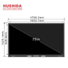 75inch IR multi touch screen all in one interactive flat panel TV smart board led display Boards for Office/School